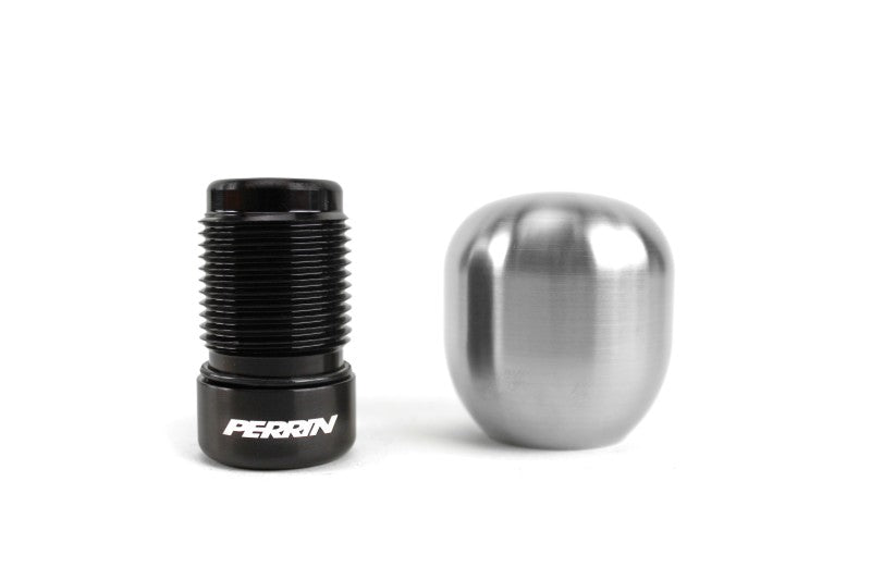 Perrin 1.85in. SS Barrel Shift Knob (w/Rattle Fix) - Brushed - 15-24 Subaru WRX - PSP-INR-132-2