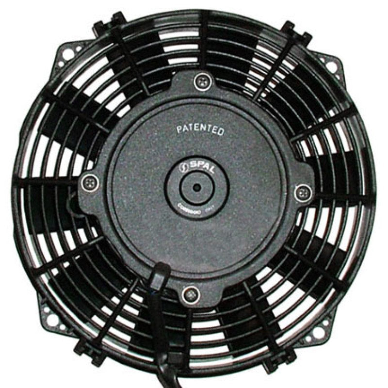 SPAL 6.50" Inch Electric Fan Pusher Style Low Profile 313 CFM 10 Straight Style Blades - 30100374