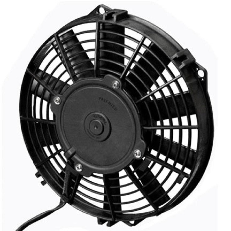 SPAL 9.00" Inch Electric Fan Pusher Style Low Profile 590 CFM 10 Straight Style Blades - 30100381